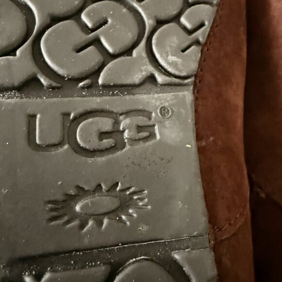 UGG Men's Brown Ascot Corduroy II Moccasin Slipper Size 12 - Picture 7 of 12